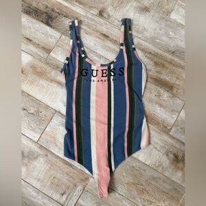 Guess Multicolor Striped Bodysuit